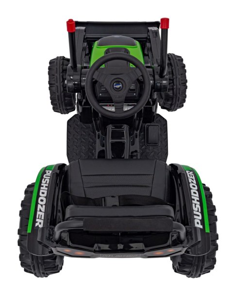 Koparka Traktor na akumulator dla dzieci Zielony + Ruchome Ramię Łyżka + Pilot + Wolny Start + Radio FM + LED