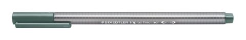 Cienkopis triplus, trójkątny, 0.3 mm, ciepły szary, Staedtler
