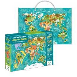 Mapa magnetyczna mapa swiata zwierzat 200267