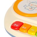 Pianinko organki interaktywne dla dzieci edukacyjne beżowy