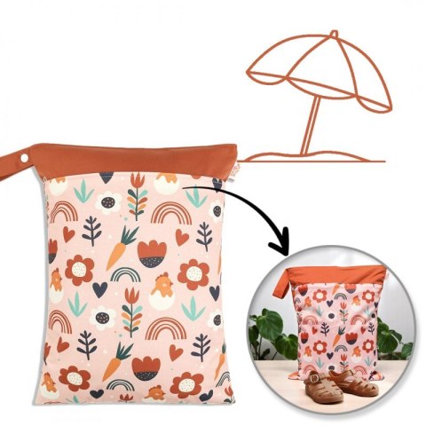 Wodoodporna torba, organizer, worek do wózka, na kapcie do przedszkola 30x40cm WB03