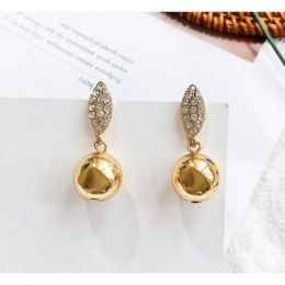 Kolczyki złote z cyrkoniami, wiszące K1666