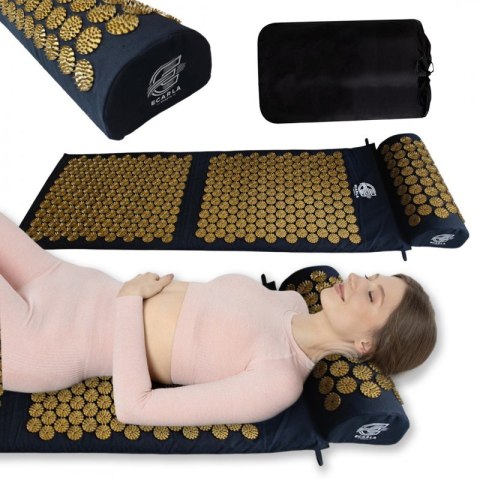 Mata do akupresury, masażu, z poduszką ECARLA SPORTS 116 x 43 cm MATA11