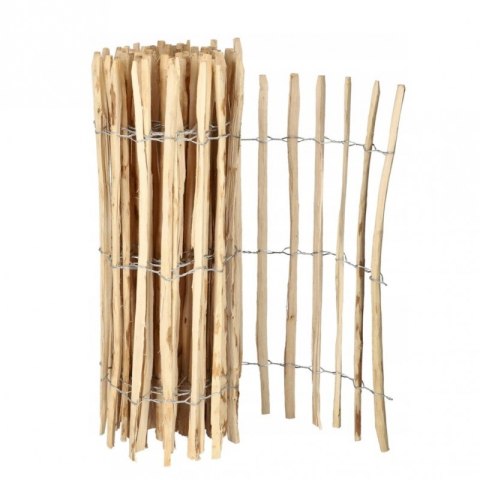 Płotek ogrodowy LESZCZYNOWY, obrzeża łupanka długość 5m, wys. 100cm OA04WZ2