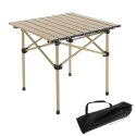 Składany stół cateringowy, turystyczny, piknikowy 53 x 51 cm beżowy SC10JBR