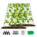 Składana kratka, podpórka, siatka do ogórków, pomidorów 120 x 120cm OA03