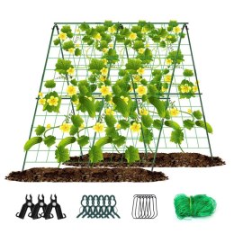 Składana kratka, podpórka, siatka do ogórków, pomidorów 120 x 120cm OA03