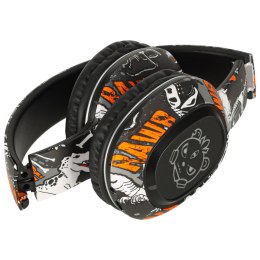 Słuchawki bezprzewodowe nauszne Bluetooth Gaming Sport czarne