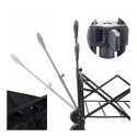 Wózek transportowy składany, metalowy, przyczepka ogrodowa 72x47x68-87cm AR07CZ