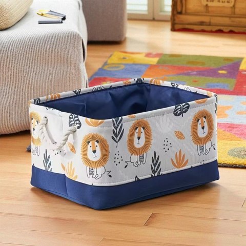 Pojemnik na zabawki kosz, lwy 30х40х22cm - OR114