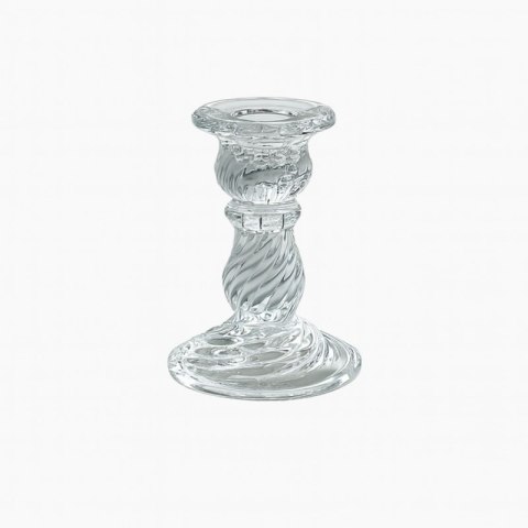 Świecznik dekoracyjny, szklany Glamour 10 cm - SW12