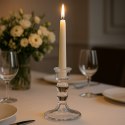 Świecznik dekoracyjny, szklany Glamour 13 cm - SW17