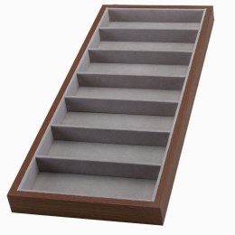 Szkatułka 7 przegródek na okulary lub akcesoria, etui, organizer, szkło PDMDF08