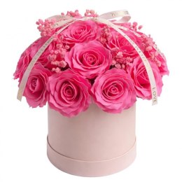 Flower box, bukiet zapachowych kwiatów mydlanych w pudełku 21szt. BUK29