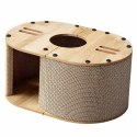 Tekturowy drapak dla kota, budka, domek, legowisko - 57 x 39,5 x 25 cm KOT31