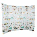 Mata edukacyjna piankowa dwustronna składana 150x200cm balony ulica