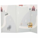 Mata edukacyjna piankowa dwustronna składana 150x200cm balony ulica