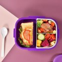 Śniadaniówka LUNCH BOX zestaw z bidonem fioletowy PJM47F