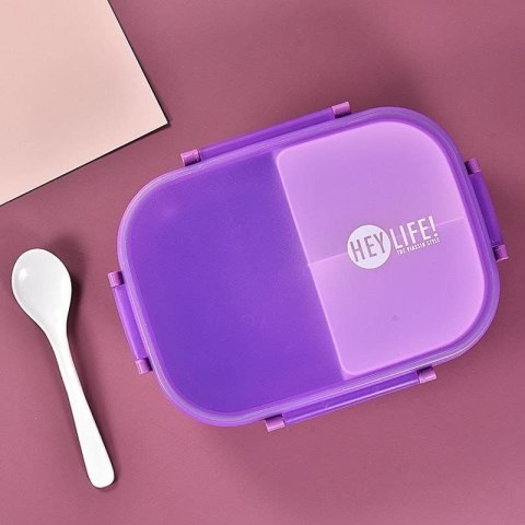 Śniadaniówka LUNCH BOX zestaw z bidonem fioletowy PJM47F