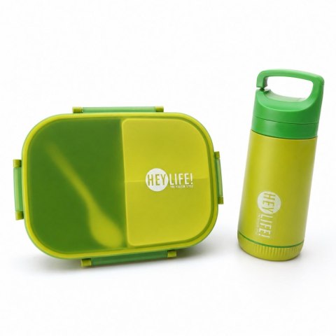 Śniadaniówka LUNCH BOX zestaw z bidonem zielony PJM47ZIE