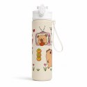 Butelka na wodę, bidon z rurką i ustnikiem 800ml KAPIBARA BD66