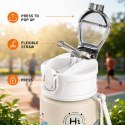 Butelka na wodę, bidon z rurką i ustnikiem 800ml KAPIBARA BD66