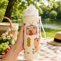 Butelka na wodę, bidon z rurką i ustnikiem 800ml KAPIBARA BD66