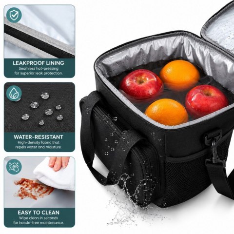 Torba termiczna do przenoszenia żywności LUNCH BOX 15l + 2 wkłady chłodzące KP06CZ