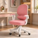 Fotel gamingowy, obrotowy do biurka dziecięcego KIDS LIGHT PINK KO53R