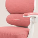 Fotel gamingowy, obrotowy do biurka dziecięcego KIDS LIGHT PINK KO53R