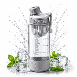 Butelka na wodę z uchwytem, sportowy bidon z miarką 680ML GALAXY szary BD71SZ