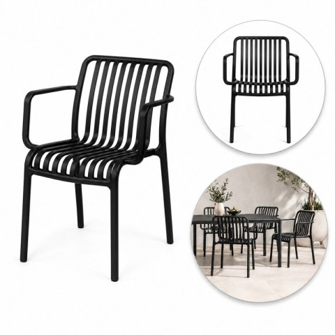 Nowoczesne stylowe krzesło MARCEL, loft skandynawskie do jadalni, ogrodu KR08