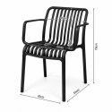 Nowoczesne stylowe krzesło MARCEL, loft skandynawskie do jadalni, ogrodu KR08