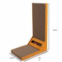 Drapak dla kota tekturowy z zabawką piłką XL 40x26x60cm KOT11