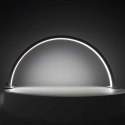 Lampa kosmetyczna LED bezcieniowa biurkowa do manicure paznokci łuk czarna