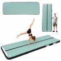 Air track materac gimnastyczny mata do ćwiczeń pompka zielona