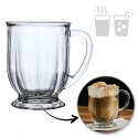 Filiżanka szklanka ryflowana duża 500 ml 1szt SZK159