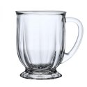 Filiżanka szklanka ryflowana duża 500 ml 1szt SZK159