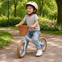 Rowerek biegowy Trike Fix Balance z koszykiem brązowy