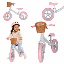 Rowerek biegowy Trike Fix Balance z koszykiem różowy