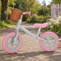 Rowerek biegowy Trike Fix Balance z koszykiem różowy