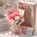 Bukiet zapachowych kwiatów mydlanych w pudełku 6 szt. flower box BUK09R