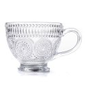 Filiżanka, szklanka duża do kawy, deserów, herbaty 430ml we wzór SZK228