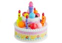 Tort urodzinowy na baterie dla dziecka + serwis ZESTAW
