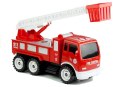 Duży ZESTAW STRAŻAKA wóz strażacki + kask +gaśnica