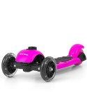 MILLY MALLY HULAJNOGA Scooter Little Star 3W1 LED Pink-Blue