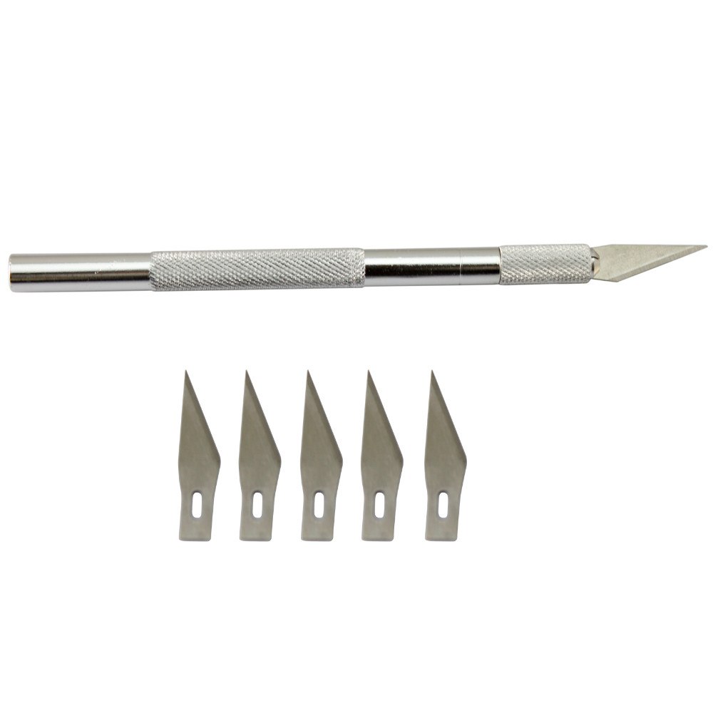 9 Blades Fruit Food Craft Sculpture Engraving Knife Scalpel DIY Cutting Tool (3)